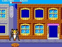une photo d'Ã©cran de Gangster Town sur Sega Master System